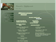 Tablet Screenshot of kosmetik-fusspflegestudio.com